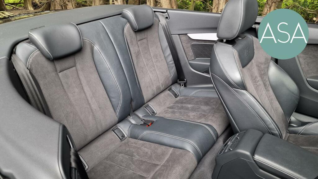 Audi A5 Convertible 2.0 Tfsi 40 S Line Convertible Pet Black #6