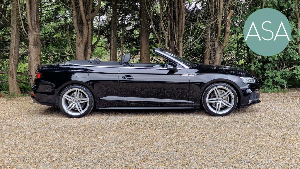Audi A5 Convertible 2.0 Tfsi 40 S Line Convertible Pet Black #2