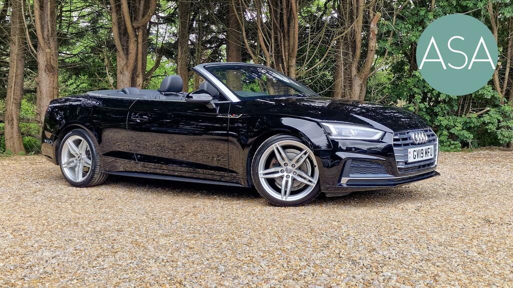 Audi A5 Convertible 2.0 Tfsi 40 S Line Convertible Pet Black