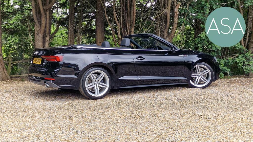 Audi A5 Convertible 2.0 Tfsi 40 S Line Convertible Pet Black #3