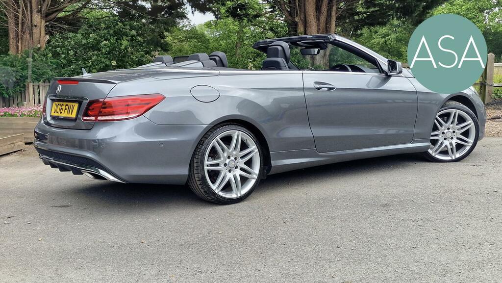 Mercedes-Benz E Class Convertible 2.1 E220d Amg Line Edition Premium C DC16FNV Grey #3