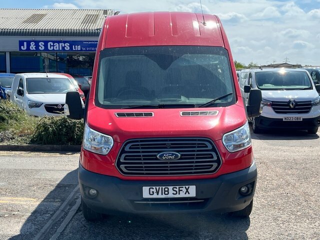 Ford Transit Custom 350 Ecoblue Panel Van GV18SFX Red #2