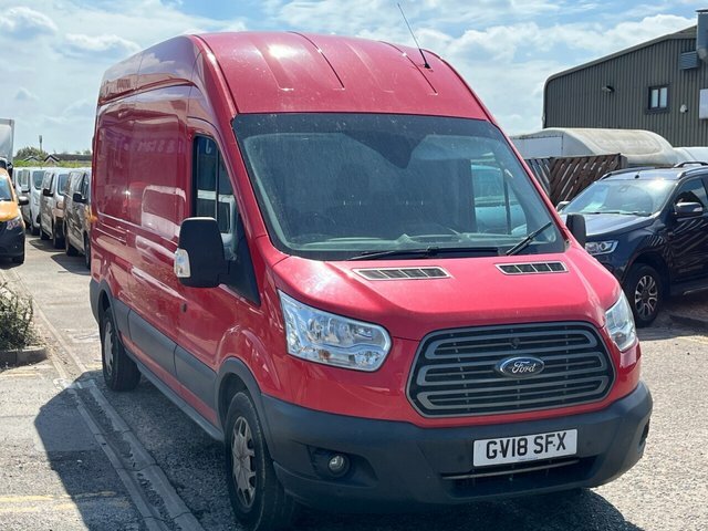Ford Transit Custom 350 Ecoblue Panel Van Red
