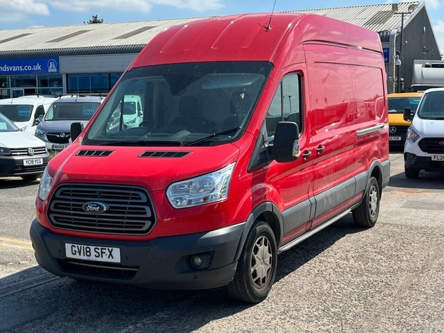 Ford Transit Custom 350 Ecoblue Panel Van GV18SFX Red #3
