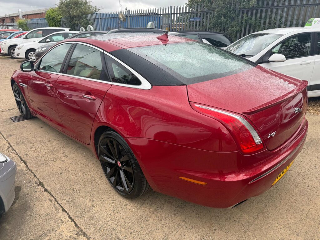 Jaguar XJ 3.0D V6 Portfolio Euro 5 Ss HJ64HYW Red #4
