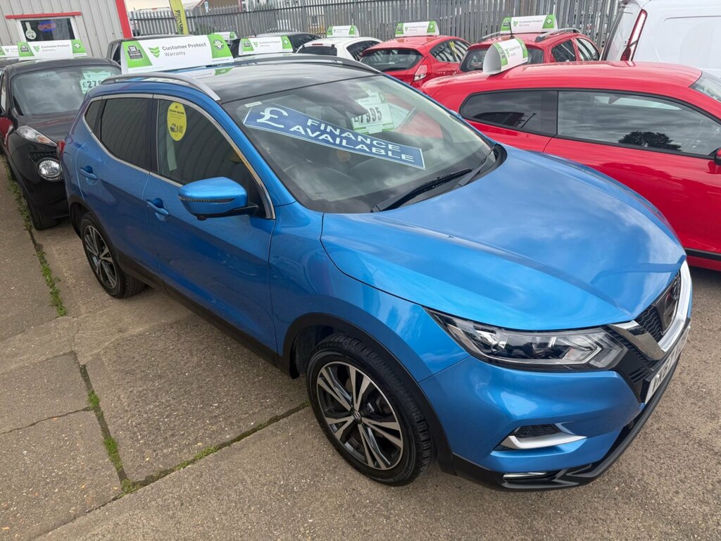 Nissan Qashqai 1.6 Dci N-connecta Euro 6 Ss VK67VZH Blue #3
