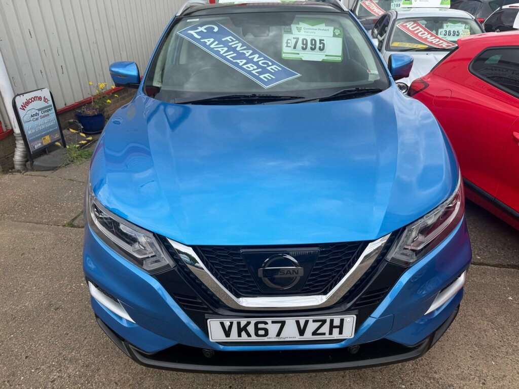 Nissan Qashqai 1.6 Dci N-connecta Euro 6 Ss VK67VZH Blue #2