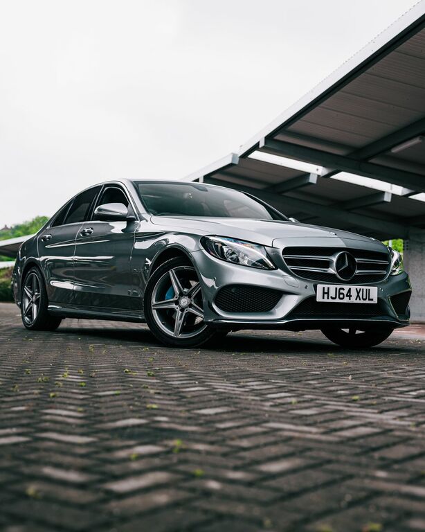 Mercedes-Benz C Class 2.1 C220 Bluetec Amg Line Premium Saloon Die HJ64XUL Silver #5