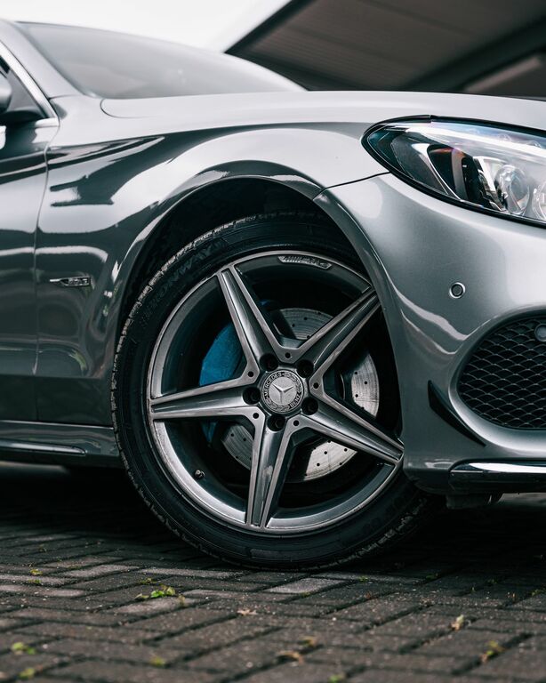 Mercedes-Benz C Class 2.1 C220 Bluetec Amg Line Premium Saloon Die HJ64XUL Silver #6