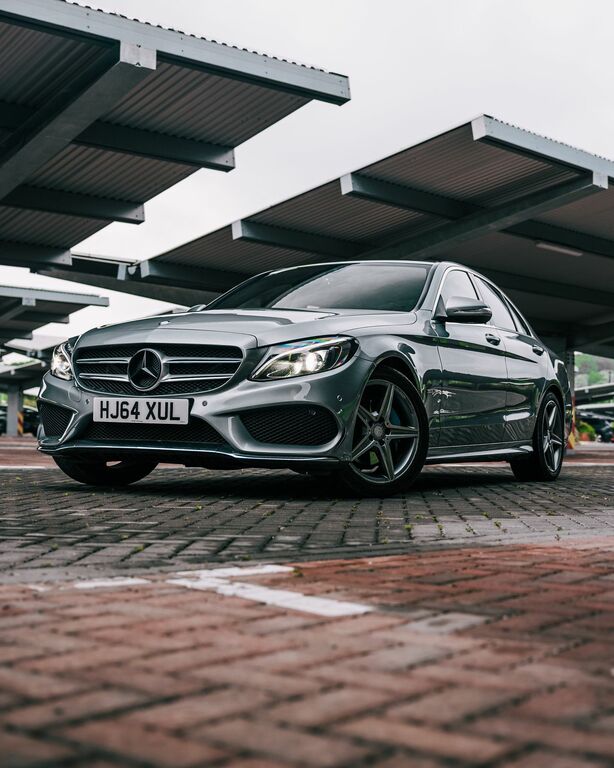 Mercedes-Benz C Class 2.1 C220 Bluetec Amg Line Premium Saloon Die HJ64XUL Silver #2