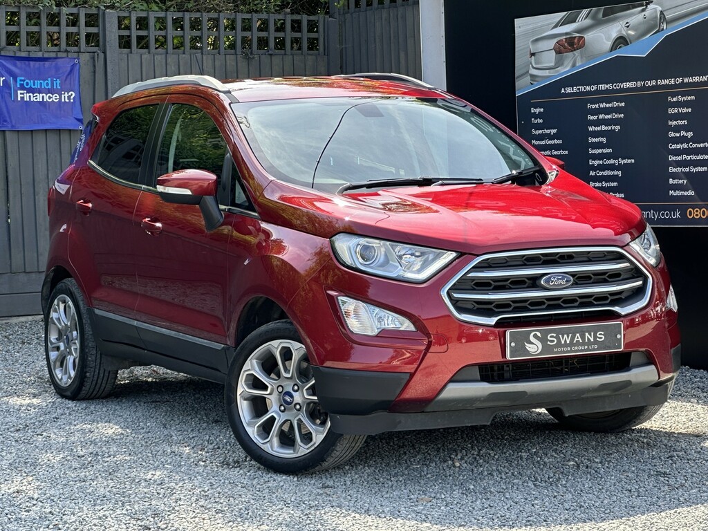 Ford Ecosport Suv 1.0 T Ecoboost Titanium Red 2018 Red
