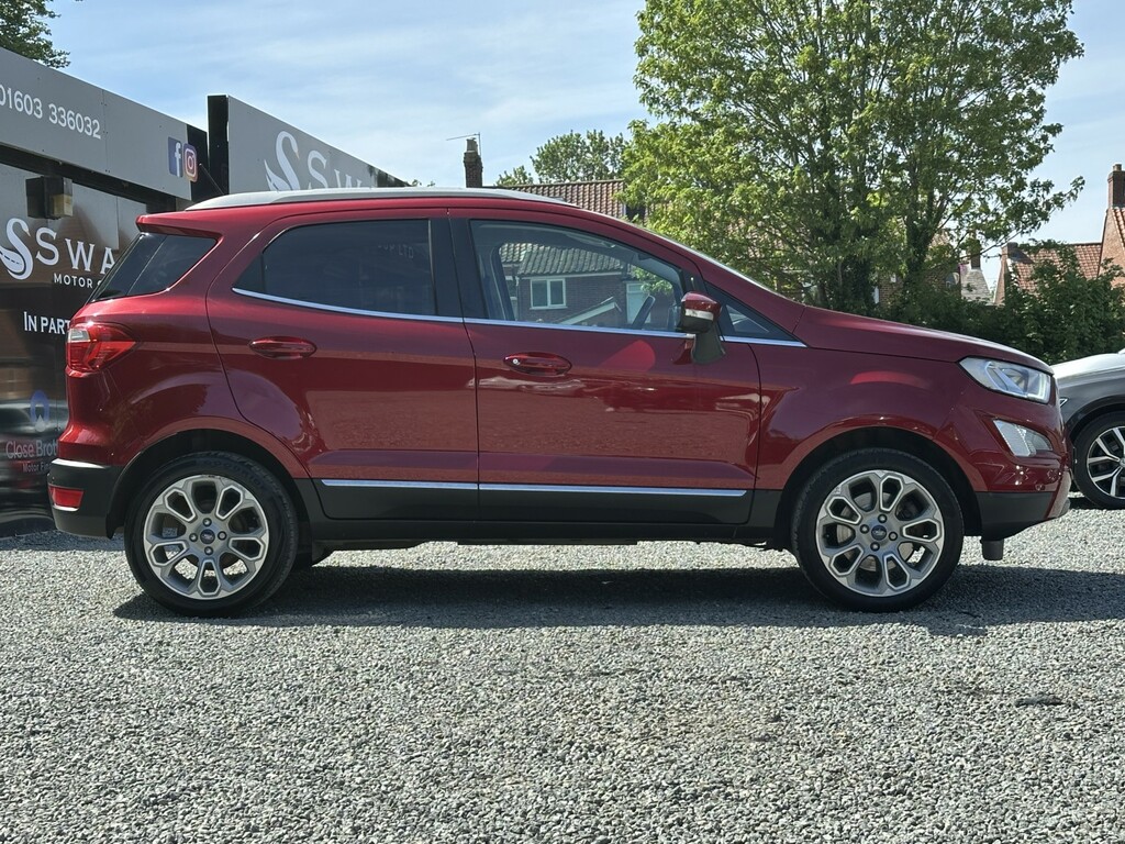 Ford Ecosport Suv 1.0 T Ecoboost Titanium Red 2018 AP18DJO Red #6