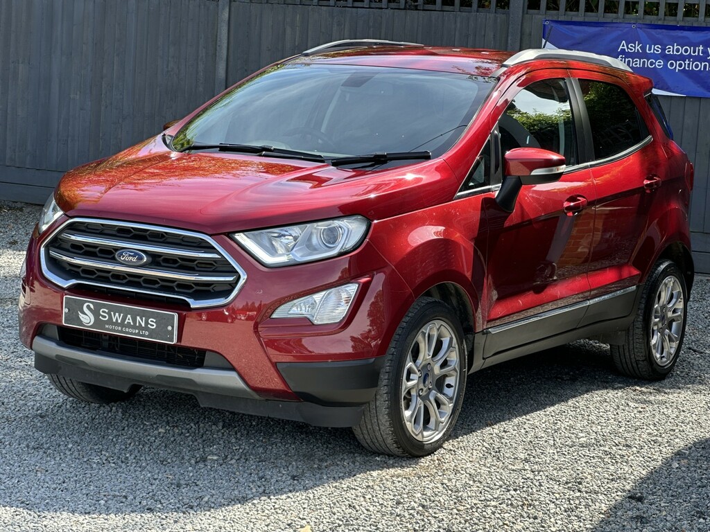 Ford Ecosport Suv 1.0 T Ecoboost Titanium Red 2018 AP18DJO Red #5