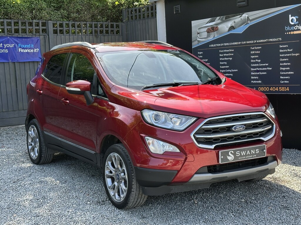 Ford Ecosport Suv 1.0 T Ecoboost Titanium Red 2018 AP18DJO Red #3
