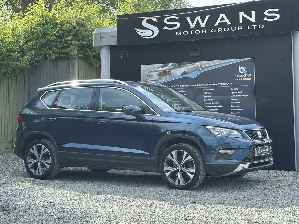 Seat Ateca Suv 1.0 Tsi Ecomotive Se Technology Blue Pe BL67VKF Blue #3
