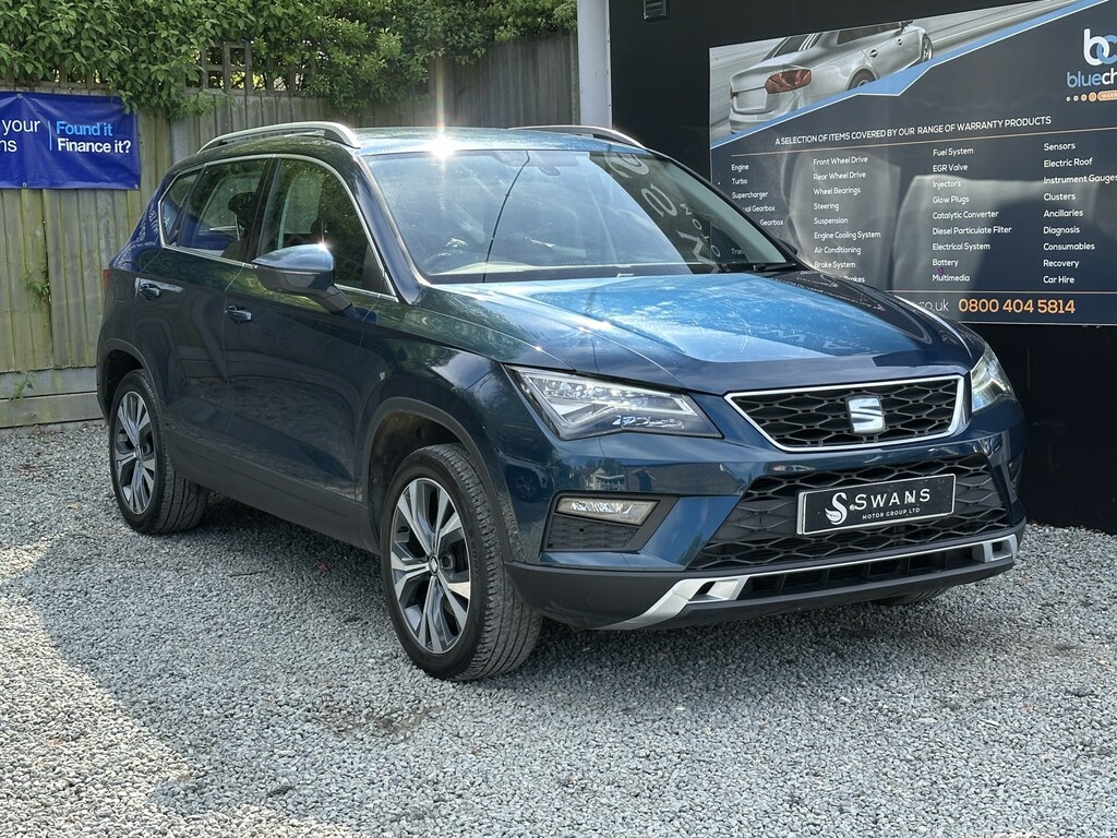 Seat Ateca Suv 1.0 Tsi Ecomotive Se Technology Blue Pe BL67VKF Blue #4