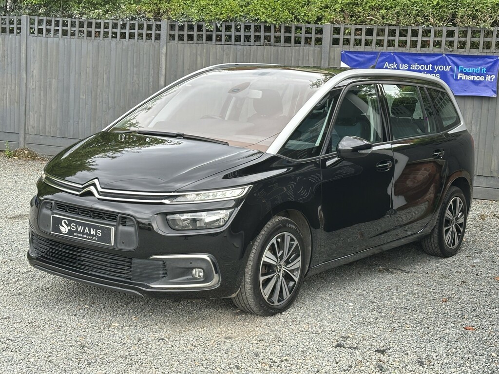 Citroen Grand C4 Picasso Mpv 1.6 Bluehdi Feel Black 2017 201 VK67HNR Black #6