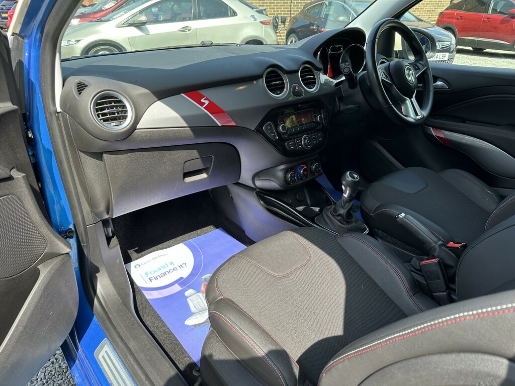 Vauxhall Adam Hatchback 1.4 I Turbo S Blue 2017 2 VE67CZW Blue #4
