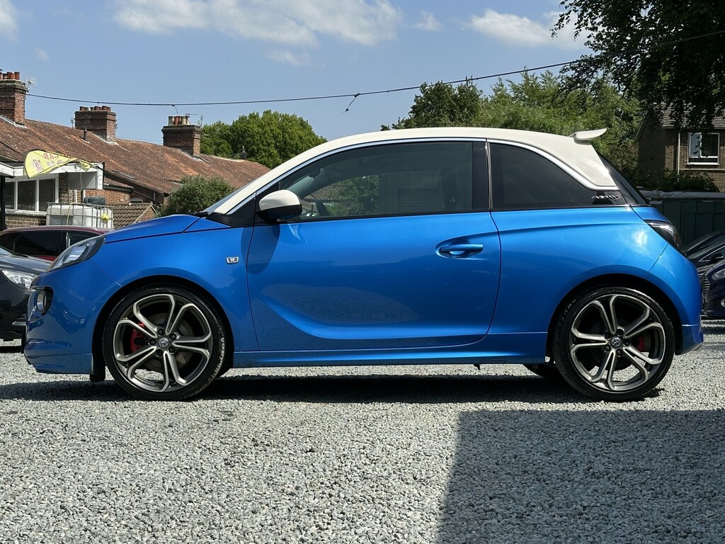 Vauxhall Adam Hatchback 1.4 I Turbo S Blue 2017 2 VE67CZW Blue #3