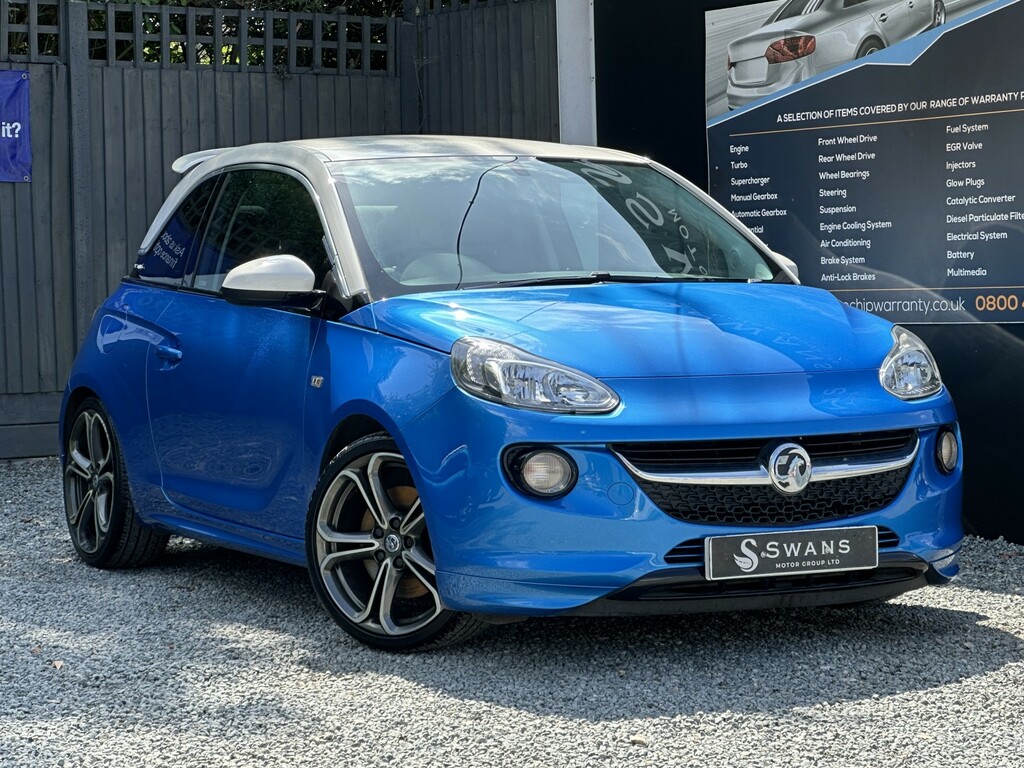 Vauxhall Adam Hatchback 1.4 I Turbo S Blue 2017 2 Blue