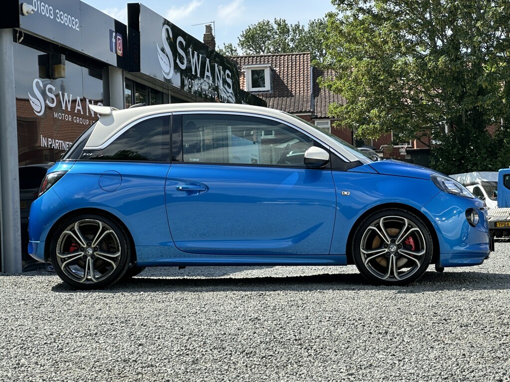 Vauxhall Adam Hatchback 1.4 I Turbo S Blue 2017 2 VE67CZW Blue #5