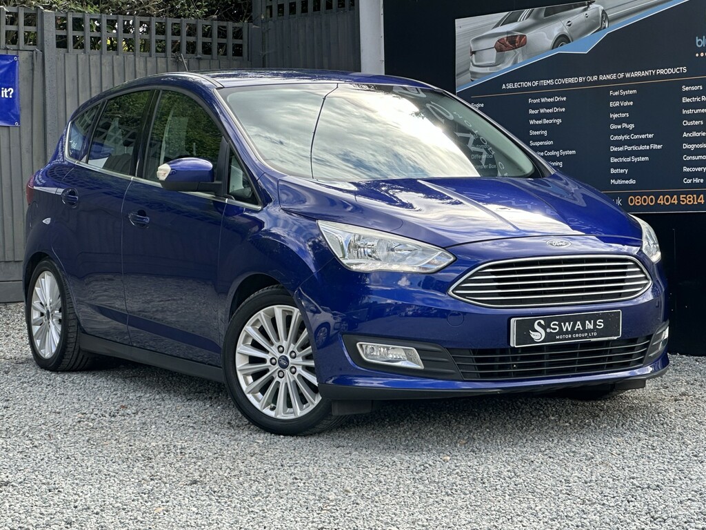 Ford C-Max Mpv 1.0 T Ecoboost Titanium Blue 201 VO17MWA Blue #2