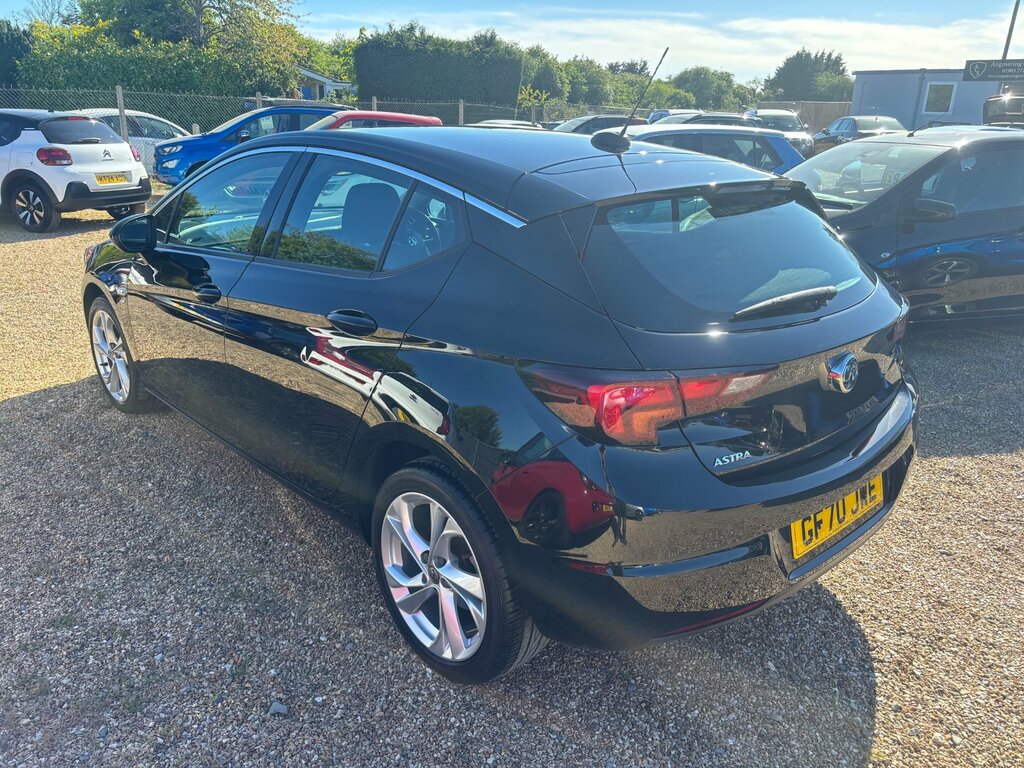 Vauxhall Astra 1.2 Turbo Sri Nav Hatchback Euro GF70JWE Black #4