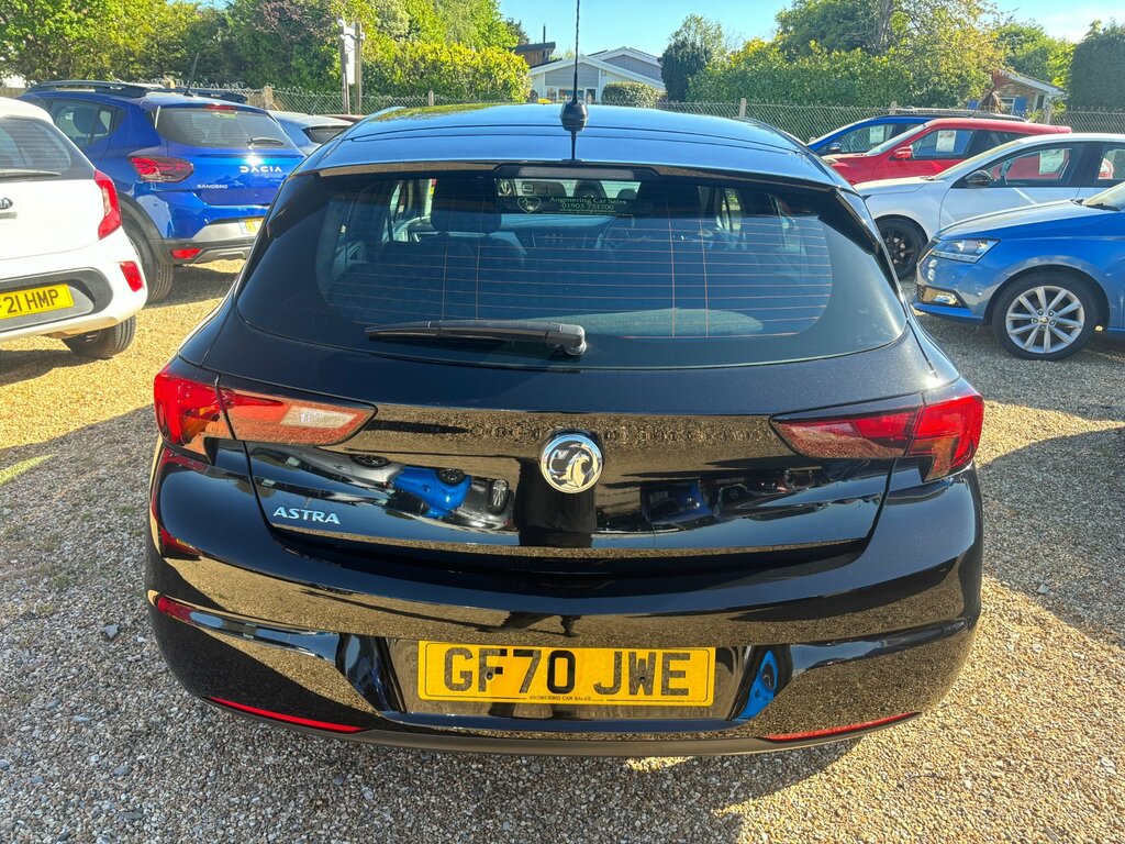 Vauxhall Astra 1.2 Turbo Sri Nav Hatchback Euro GF70JWE Black #3