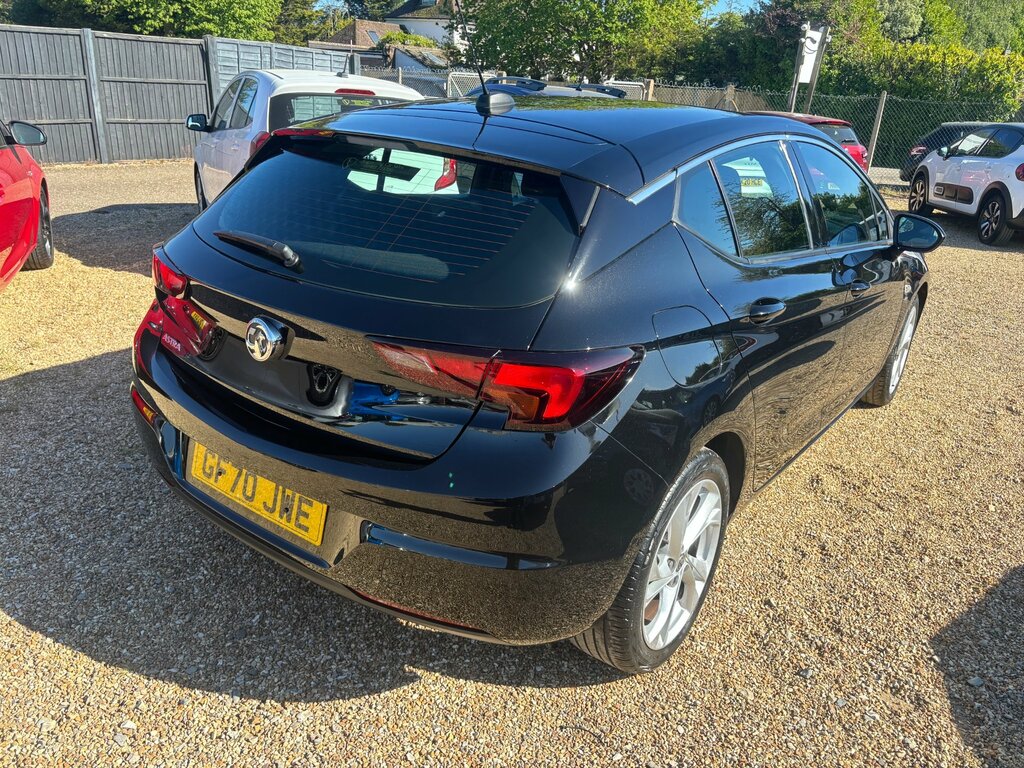 Vauxhall Astra 1.2 Turbo Sri Nav Hatchback Euro GF70JWE Black #2