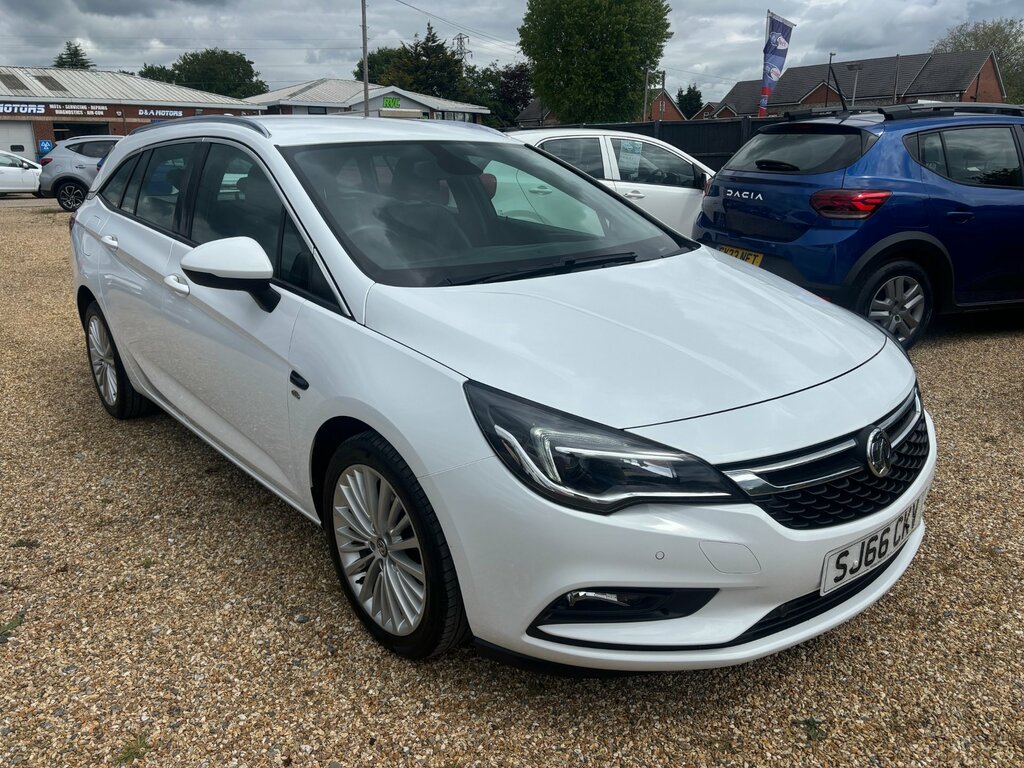 Vauxhall Astra 1.6I Turbo Elite Nav Sports Tourer Manu White