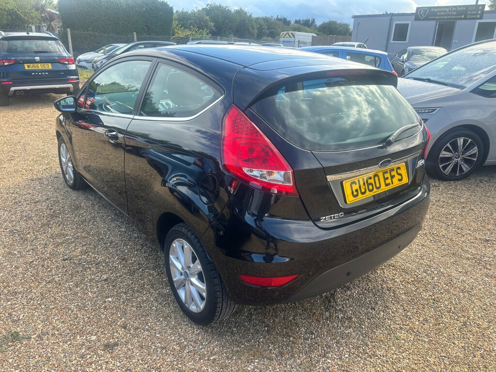 Ford Fiesta 1.25 Zetec Hatchback 129 Gkm, GU60EFS Black #2