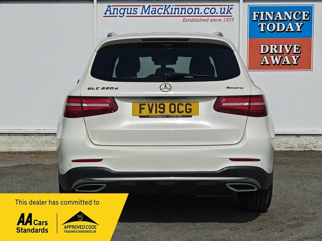 Mercedes-Benz GLC Class 2.1L Amg Line FV19OCG White #6