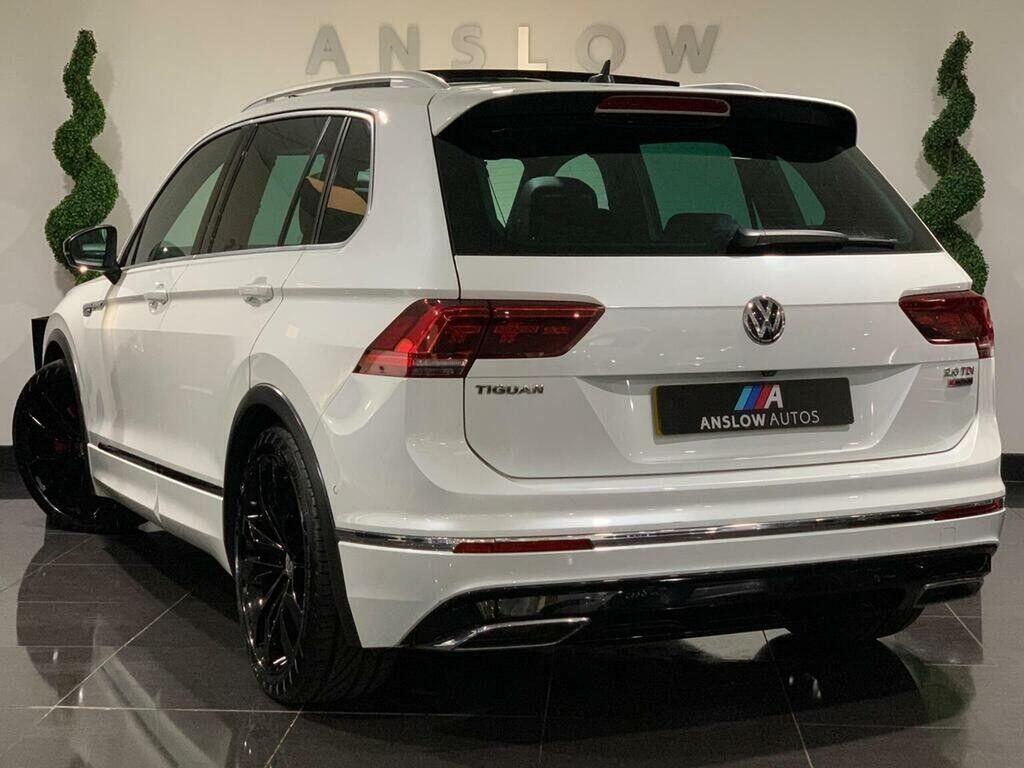 Volkswagen Tiguan Suv 2.0 Bitdi Bluemotion Tech R-line Dsg 4Motion E HK66NWX White #2
