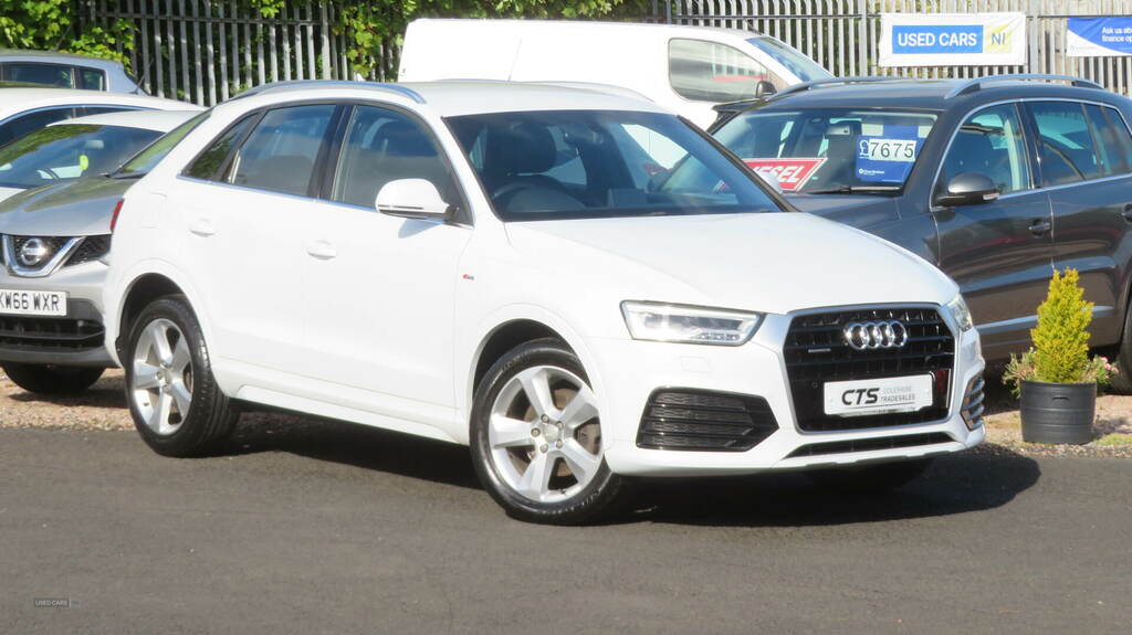 Audi Q3 2.0 Tdi Quattro S Line White