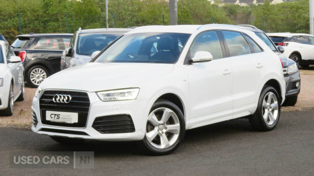 Audi Q3 2.0 Tdi Quattro S Line DK15MVX White #3