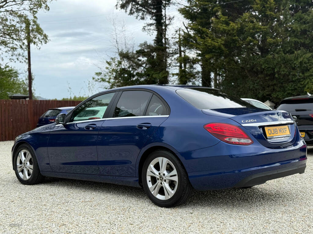 Mercedes-Benz C Class C220d Se Executive Edition 9G-tronic OU18MXF Blue #3