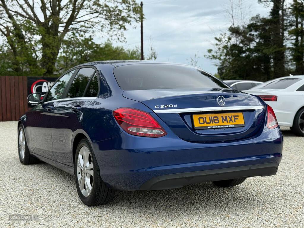 Mercedes-Benz C Class C220d Se Executive Edition 9G-tronic OU18MXF Blue #4