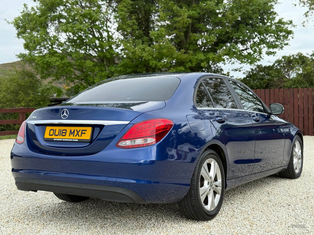 Mercedes-Benz C Class C220d Se Executive Edition 9G-tronic OU18MXF Blue #6