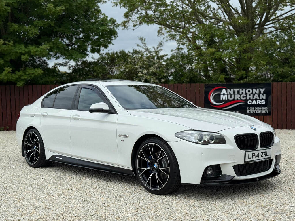 BMW 5 Series 520D M Sport Step White