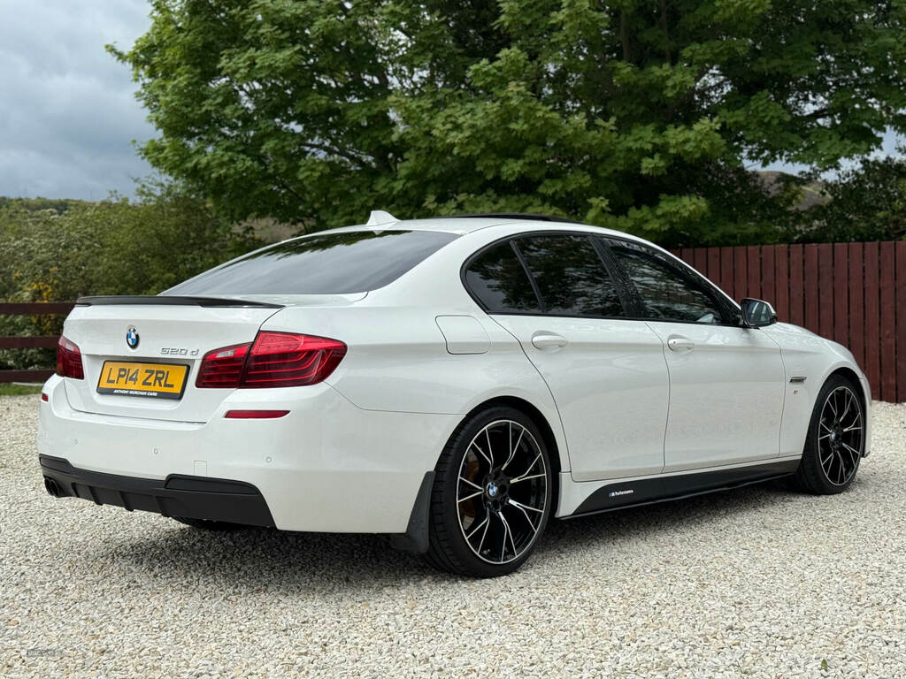 BMW 5 Series 520D M Sport Step LP14ZRL White #6