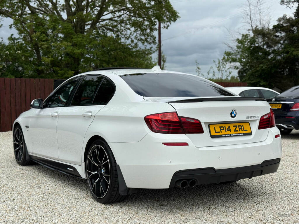 BMW 5 Series 520D M Sport Step LP14ZRL White #4