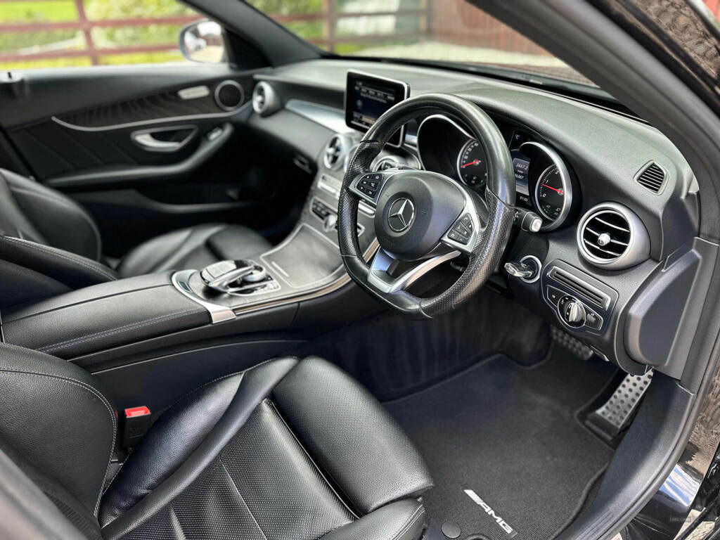 Mercedes-Benz C Class C220d Amg Line RXZ4745 Black #6