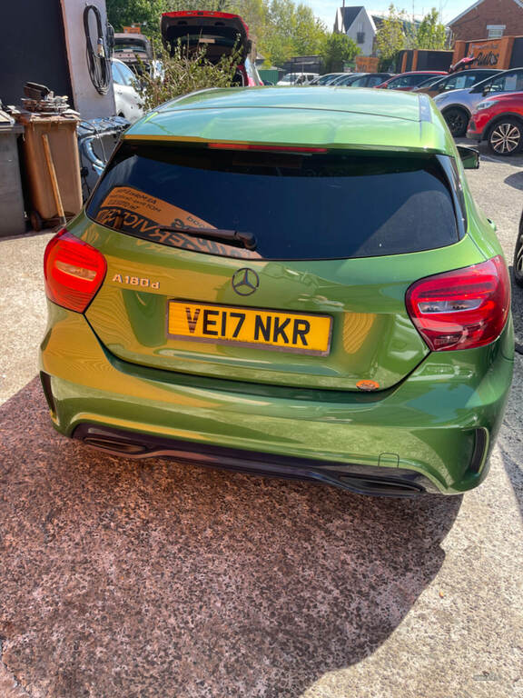 Mercedes-Benz A Class A180d Amg Line VE17NKR Green #4