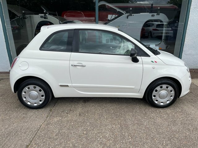Fiat 500 1.2 Pop Hatchback Euro 6 S S YA64XHR White #2