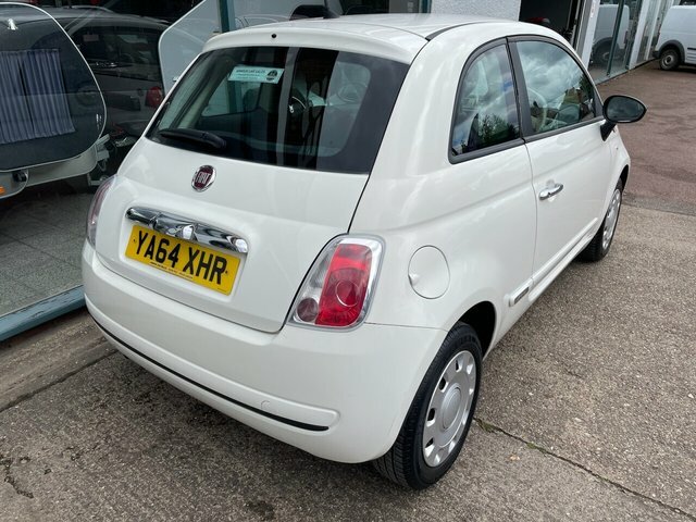 Fiat 500 1.2 Pop Hatchback Euro 6 S S YA64XHR White #3