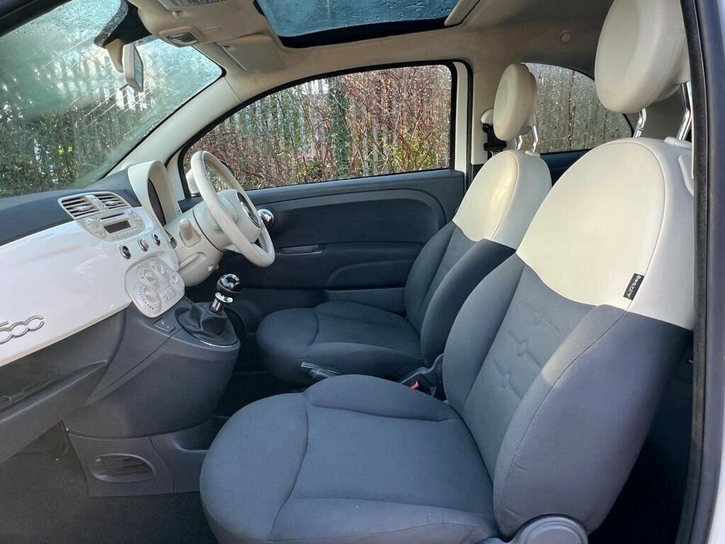 Fiat 500 1.2 Lounge Euro 4 HF63KVD White #6
