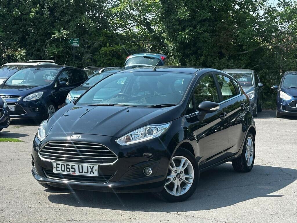Ford Fiesta 1.0T Ecoboost Zetec Euro 6 Ss EO65UJX Black #2