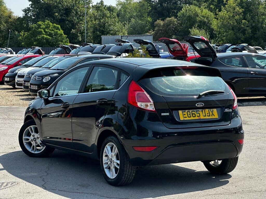 Ford Fiesta 1.0T Ecoboost Zetec Euro 6 Ss EO65UJX Black #3