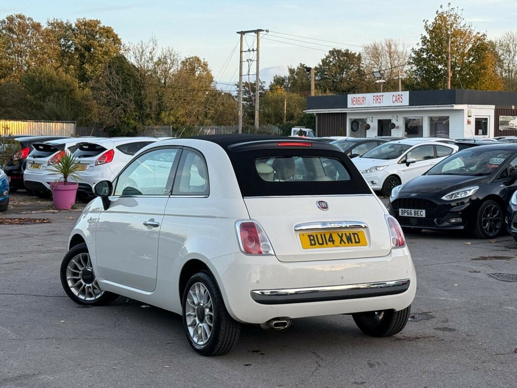 Fiat 500C 1.2 Lounge Euro 6 Ss White #5