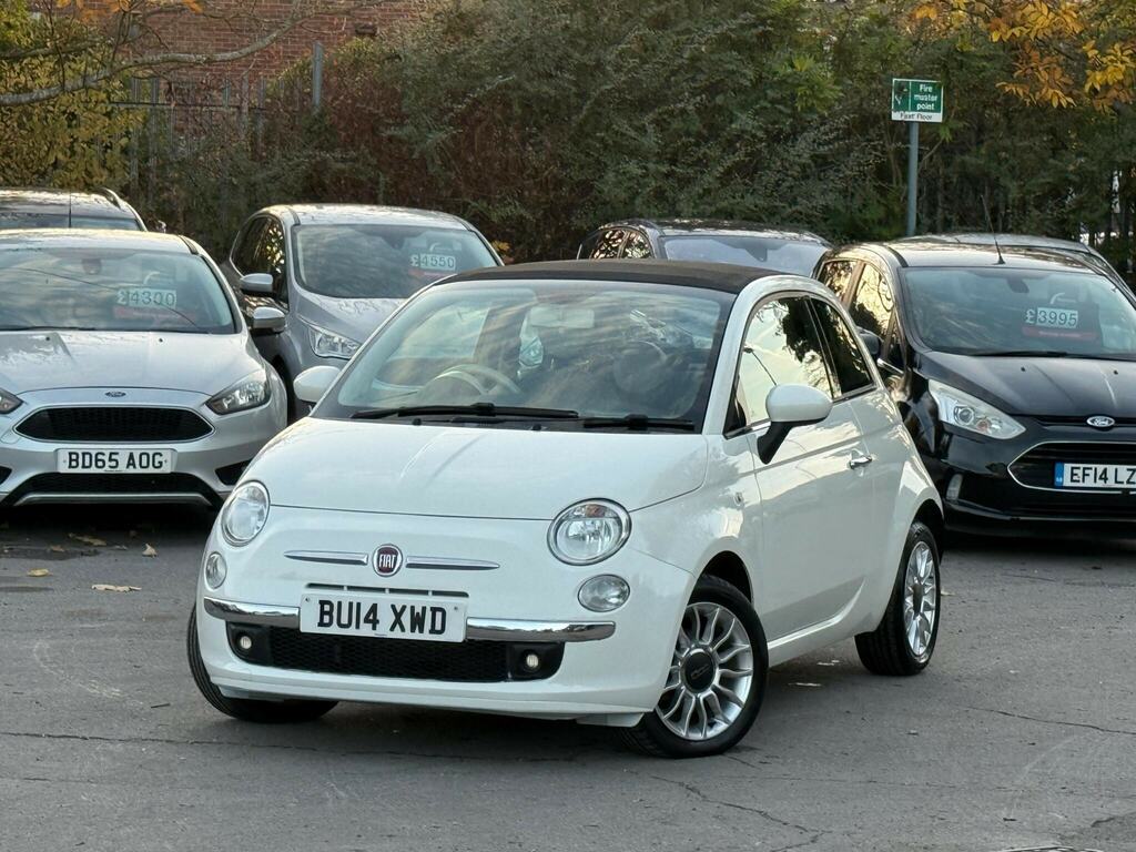 Fiat 500C 1.2 Lounge Euro 6 Ss White #3